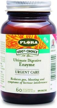 FLORA Udos Urgent Care Digestive Enzymes (60 veg caps)