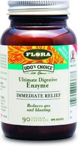FLORA Immediate Relief Digestive Enzymes (90 veg caps)